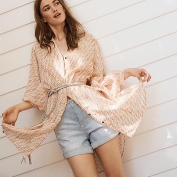 Anthropologie Tops - Anthropologie Maeve Yarn Dyed Tunic